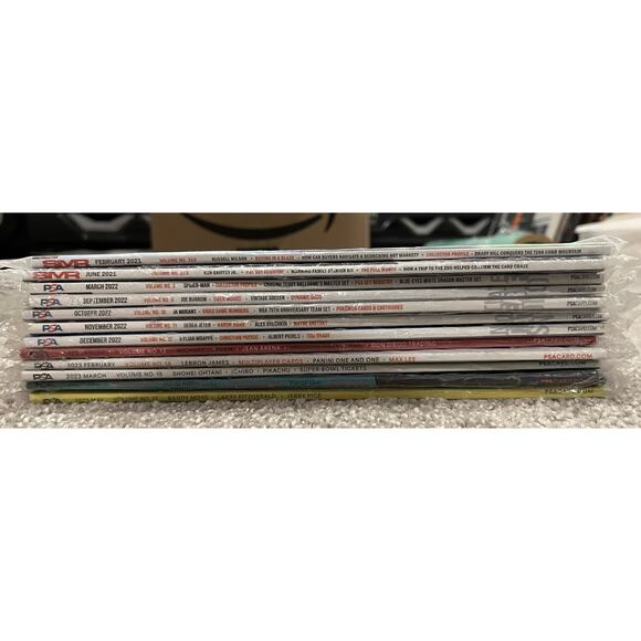 PSA Magazine Lot of 12 2021-2023 LeBron Jordan Mbappe Morant Jeter + More - Picture 6 of 6